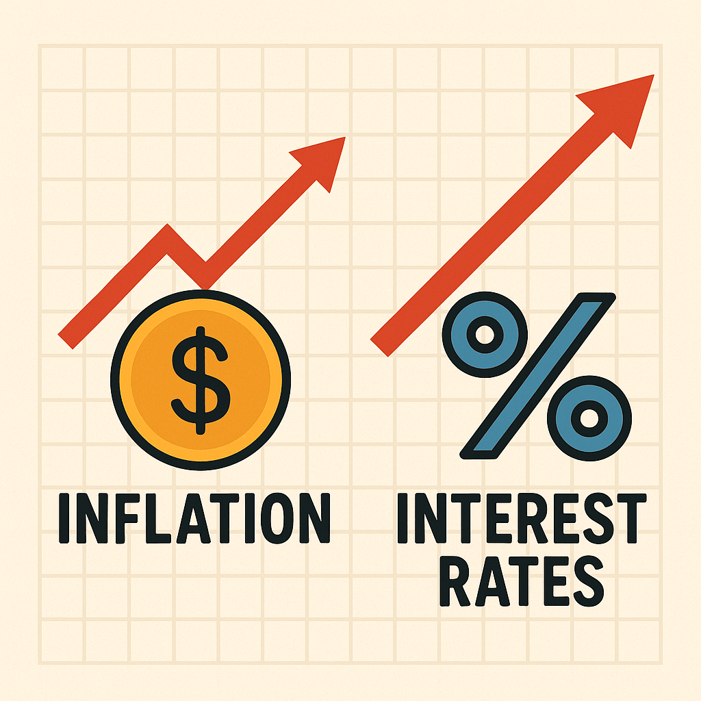 infaltion and interest rate.