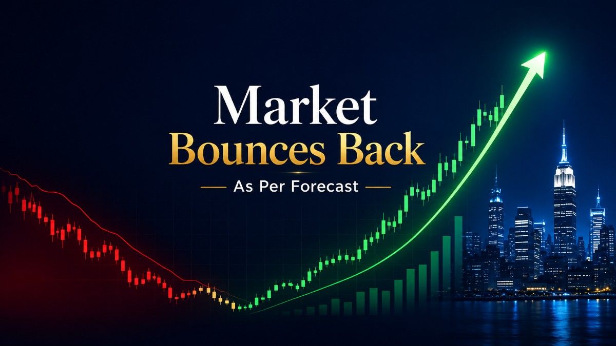Market bounces back as per forecast