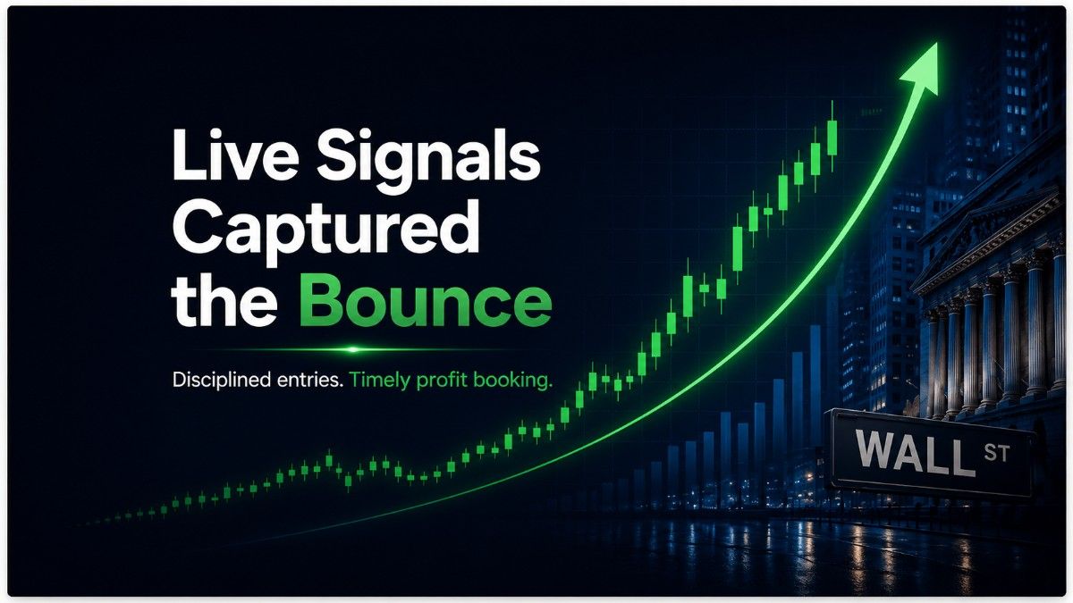 Our Recent Live Signals Captured the Market Bounce With Disciplined Entries and Timely Profit Booking