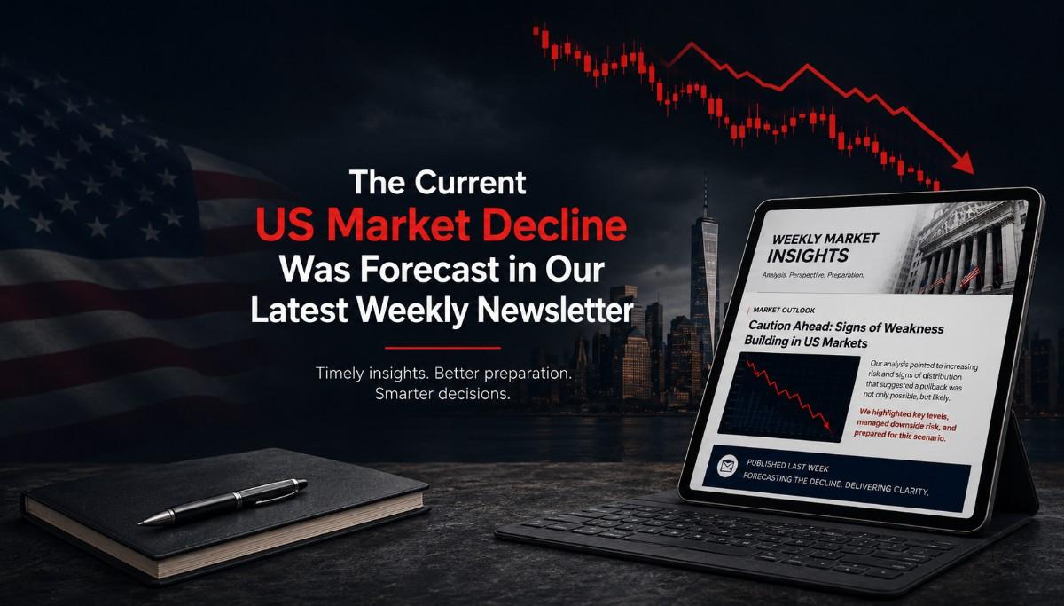 The current US market decline was forecast in our latest Weekly Newsletter